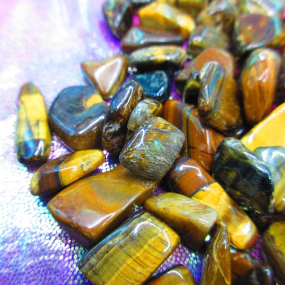 Tiger Eye Tumbled 5 Ounce Grid Set - Picture 3 of 6